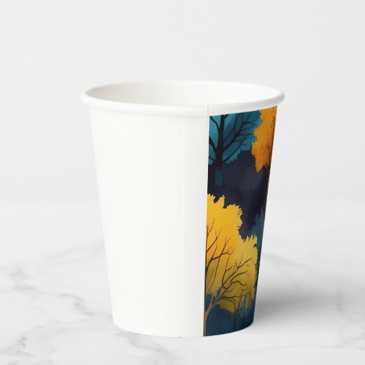 Gobelets En Papier Novembre automne (Droite)