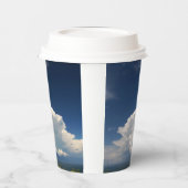 Gobelets En Papier Nuage de Puffy blanc (Gauche)