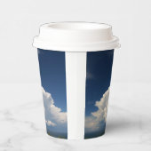 Gobelets En Papier Nuage de Puffy blanc (Droite)