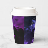 Gobelets En Papier Nuage neuf noir Galaxie céleste Fête des mariées (Droite)