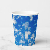 Gobelets En Papier Nuages blancs floffants (Droite)