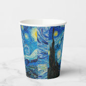 Gobelets En Papier Nuit étoilée par Vincent van Gogh (Gauche)
