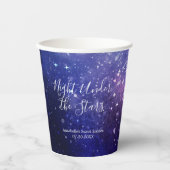 Gobelets En Papier Nuit sous les étoiles Galaxy (Recto)