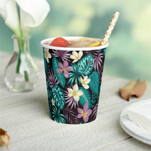 Gobelets En Papier Nuits tropicales (Insitu)