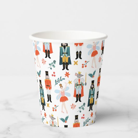 Gobelets En Papier Nutcracker Ballet de Noël (Recto)