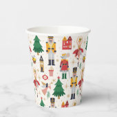 Gobelets En Papier Nutcracker Ballet Motif de vacances (Gauche)