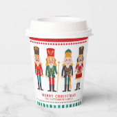 Gobelets En Papier Nutcracker Christmas Ballet Toy Nom du soldat (Verso)