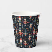 Gobelets En Papier Nutcracker Elegance Festive Motif Collection (Recto)