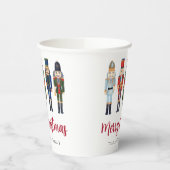 Gobelets En Papier Nutcracker mignon Joyeux Noël (Gauche)