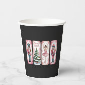 Gobelets En Papier Nutcracker Noël Fête de Noël cadeaux Festif (Recto)