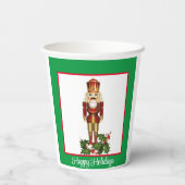 Gobelets En Papier Nutcracker Personnaliser le texte x 2 Noël (Verso)