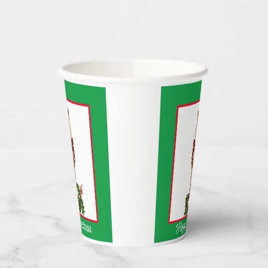 Gobelets En Papier Nutcracker Personnaliser le texte x 2 Noël (Gauche)