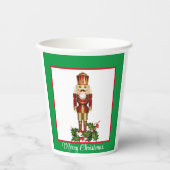 Gobelets En Papier Nutcracker Personnaliser le texte x 2 Noël (Recto)