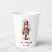 Gobelets En Papier Nutcracker Red Magie Anniversaire (Verso)