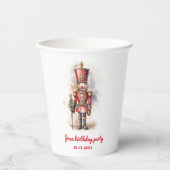 Gobelets En Papier Nutcracker Red Magie Anniversaire (Recto)