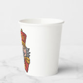 Gobelets En Papier Nutcracker tenant Matcha Latte Drôle d'écrou pour (Gauche)