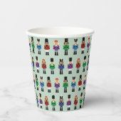 Gobelets En Papier Nutcrackers colorés - Coupe de papier (Recto)
