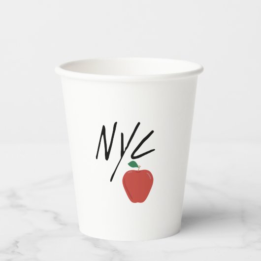 GOBELETS EN PAPIER NYC NEW YORK VILLE (Recto)