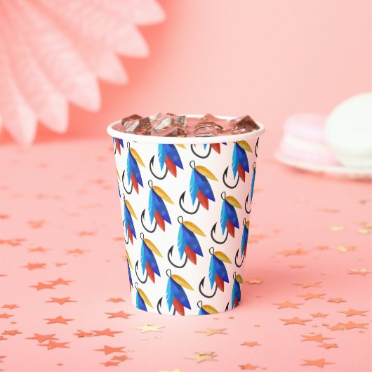 Gobelets En Papier O-fish-ally anniversaire motif garçon Anniversaire (Insitu)