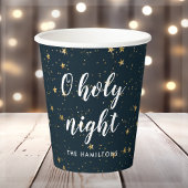 Gobelets En Papier O Holy Night | Étoile de Noël