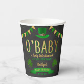 Gobelets En Papier O'Baby St. Patrick's Day Baby shower (Verso)