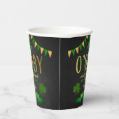 Gobelets En Papier O'Baby St. Patrick's Day Baby shower (Droite)