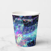 Gobelets En Papier obscurité et lumière, cristal opal foncé : (Verso)