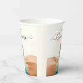 Gobelets En Papier Obtenez Nature Barne Bois Boho Ferme Western Quinc (Droite)