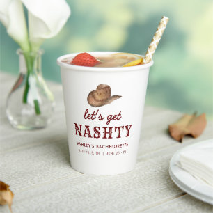 Gobelets En Papier Obtenons Nashty Nashville Bachelorette Weekend G