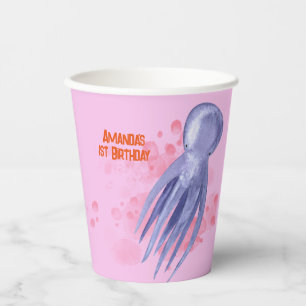 Gobelets En Papier Ocean Animals Sea Life Anniversaire de enfant Part