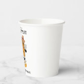 Gobelets En Papier Octoberfest Brats et bière Fall Party Retro (Gauche)