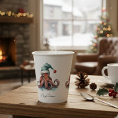 Gobelets En Papier Octopus Christmas Joy, coutume