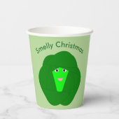 Gobelets En Papier Odeur Noël Bruxelles Sprout Custom (Verso)