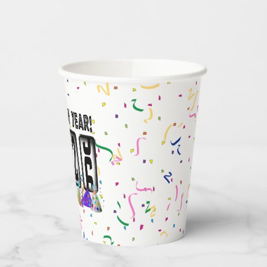 Gobelets En Papier Odometer New Years Party 2026 (Gauche)
