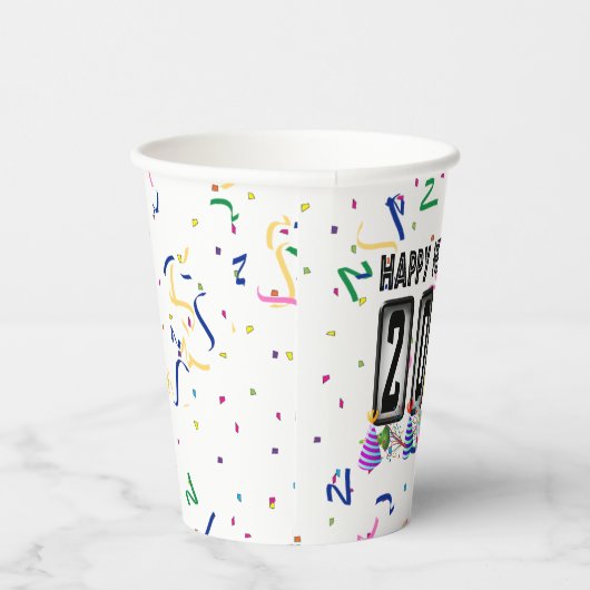 Gobelets En Papier Odometer New Years Party 2026 (Droite)