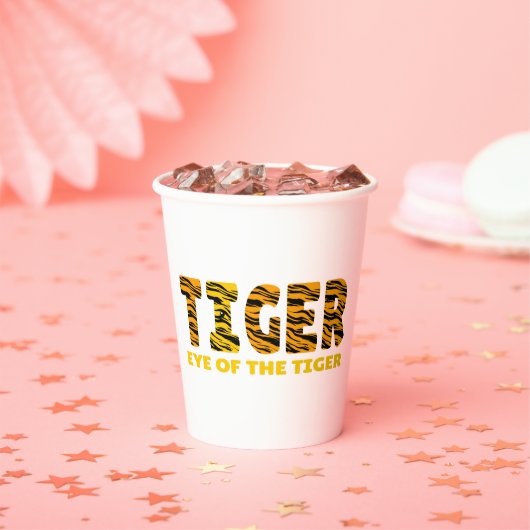 Gobelets En Papier Oeil du tigre (Insitu)
