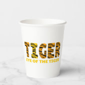 Gobelets En Papier Oeil du tigre (Verso)
