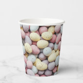 Gobelets En Papier Oeufs de Pâques Coupes de papier pastel (Verso)