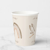 Gobelets En Papier Oh Baby Boho aquarelle (Droite)