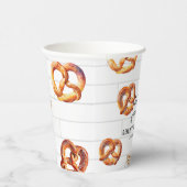 Gobelets En Papier Oh Baby Pretzels & Pacificateurs Baby shower neutr (Droite)