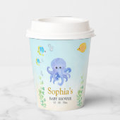 Gobelets En Papier Oh Baby Under Sea Baby Shower (Verso)