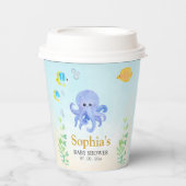 Gobelets En Papier Oh Baby Under Sea Baby Shower (Recto)
