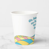 Gobelets En Papier Oh, Bébé, les Endroits où tu iras ! Papier baby sh (Recto)