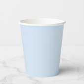 Gobelets En Papier Oh Bébés ! Tasses en papier rétro bleu pour Baby S (Verso)