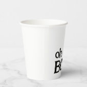 Gobelets En Papier Oh Boy Fun Classy Baby shower (Droite)