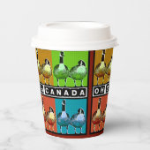 Gobelets En Papier Oh Canada - Coupe du papier (Recto)