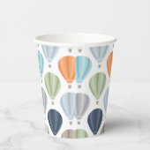 Gobelets En Papier OH GARÇON Motif de ballons à air chaud (Droite)