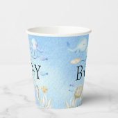 Gobelets En Papier Oh garçon sous la mer bébé (Gauche)