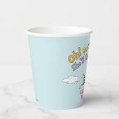 Gobelets En Papier Oh, Les Endroits Où Elle Va ! - Premier anniversai (Recto)