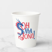 Gobelets En Papier Oh Mah Jong ! | Mah-Jongg (Recto)